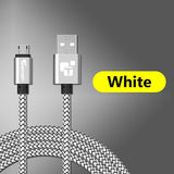 Micro USB Cable 2A 1m Fast Charging Nylon USB Sync Data Mobile Phone Android Adapter Charger Cable for Samsung Sony HTC LG Cable