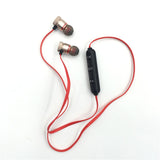 Metal Sports Wireless Headphones Bluetooth Earphone Sweat Proof Earphone Magnetic Earpiece Stereo Headset for Mobile Phone