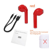 Wireless Headset Bluetooth Earpieces i7S Tws Earbuds Twins Earphone With Charging box Earphones For iPhone Samsung iphone Smart