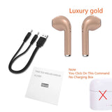 Wireless Headset Bluetooth Earpieces i7S Tws Earbuds Twins Earphone With Charging box Earphones For iPhone Samsung iphone Smart