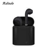 Bluetooth headset Hands stereo Earbud earphone with mic double earpiece for smartphone