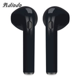 Bluetooth headset Hands stereo Earbud earphone with mic double earpiece for smartphone