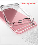 Super Shockproof Clear Soft Case for iPhone 5 5S SE 6 7 8 Plus 6SPlus 7Plus 8Plus X 10 Silicon Luxury Cell Phone Back Cover