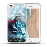 Luxury Marvel Avengers Heroes Case Coque for iPhone X 8 7 6 6S Plus 5 5S SE Case Cover for iPhone 6 6S 7 8 fundas Capinha Etui