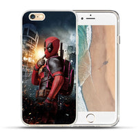 Luxury Marvel Avengers Heroes Case Coque for iPhone X 8 7 6 6S Plus 5 5S SE Case Cover for iPhone 6 6S 7 8 fundas Capinha Etui