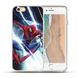 Luxury Marvel Avengers Heroes Case Coque for iPhone X 8 7 6 6S Plus 5 5S SE Case Cover for iPhone 6 6S 7 8 fundas Capinha Etui