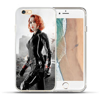 Luxury Marvel Avengers Heroes Case Coque for iPhone X 8 7 6 6S Plus 5 5S SE Case Cover for iPhone 6 6S 7 8 fundas Capinha Etui