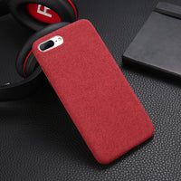 Moskado Plush Fabrics Phone Case For Apple iPhone X 8 7 6s 6 Plus Warm Plush Fashion Soft Color Back Cover Cases Capa Fundas