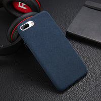 Moskado Plush Fabrics Phone Case For Apple iPhone X 8 7 6s 6 Plus Warm Plush Fashion Soft Color Back Cover Cases Capa Fundas