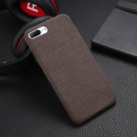 Moskado Plush Fabrics Phone Case For Apple iPhone X 8 7 6s 6 Plus Warm Plush Fashion Soft Color Back Cover Cases Capa Fundas