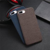 Moskado Plush Fabrics Phone Case For Apple iPhone X 8 7 6s 6 Plus Warm Plush Fashion Soft Color Back Cover Cases Capa Fundas