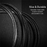 ROCK Hi-Tensile Micro USB Cable for Samsung Xiaomi Tablet Android 2A Fast USB Charging Cord Microusb Braided Charger Cable 120CM