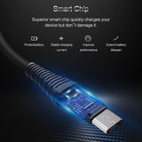 ROCK Hi-Tensile Micro USB Cable for Samsung Xiaomi Tablet Android 2A Fast USB Charging Cord Microusb Braided Charger Cable 120CM