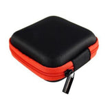 Square Earphone Wire Organizer Box Data Line Cables Storage Box Case Container Coin Headphone Protective Box 8cm