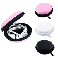 Square Earphone Wire Organizer Box Data Line Cables Storage Box Case Container Coin Headphone Protective Box 8cm