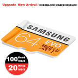 SAMSUNG Memory Card Micro SD 64gb Class 10 Microsd 32 gb 128gb SDHC/SDXC TF tarjeta carte sd 64G U3 U1 evo plus for cellphone