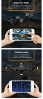 Drone Pliable Quadcopter, 2.4GHz Full HD Caméra WiFi FPV GPS Point Fixe