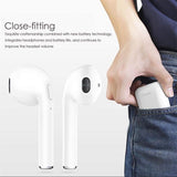 Bluetooth headset Hands stereo Earbud earphone with mic double earpiece for smartphone