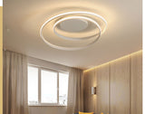 Plafonniers modernes lampe LED pour salon chambre bureau salle blanche couleur noir surface monté plafond