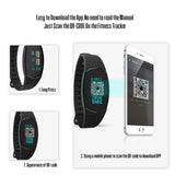 Smart Bracelet Fitness Tracker OLED Sleep Heart Rate Blood Pressure Monitor IP67 Waterproof Bluetooth Smart Wristbands