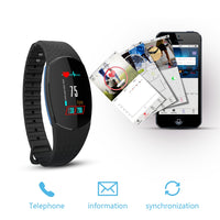 Smart Bracelet Fitness Tracker OLED Sleep Heart Rate Blood Pressure Monitor IP67 Waterproof Bluetooth Smart Wristbands