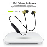 Bluetooth Earphone Wireless Headphone Metal Sports SweatProof Earpiece Magnetic Headset For Smartphone