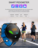 Smart Bracelet Color Screen Heart Rate Blood Pressure Monitor Activity Fitness Tracking Bluetooth Smart Wristband