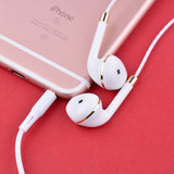 New in-ear earphone for iphone 5s 6s 5 xiaomi bass earbud headset Stereo Headphone For Samsung sony earpiece wired audifonos