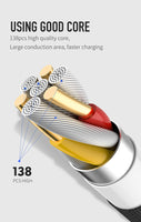 Cable de recharge USB pour iPhone iPod iPad compatible 5 6 7 8 X XS XR (90 degré) Cable fast Charging LED Mobile