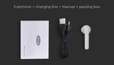 Bluetooth headset Hands stereo Earbud earphone with mic double earpiece for smartphone