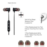 Metal Sports Wireless Headphones Bluetooth Earphone Sweat Proof Earphone Magnetic Earpiece Stereo Headset for Mobile Phone
