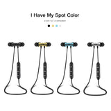 Bluetooth Earphone Wireless Headphone Metal Sports SweatProof Earpiece Magnetic Headset For Smartphone
