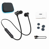 Bluetooth Earphone Wireless Headphone Metal Sports SweatProof Earpiece Magnetic Headset For Smartphone