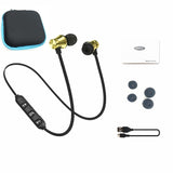 Bluetooth Earphone Wireless Headphone Metal Sports SweatProof Earpiece Magnetic Headset For Smartphone