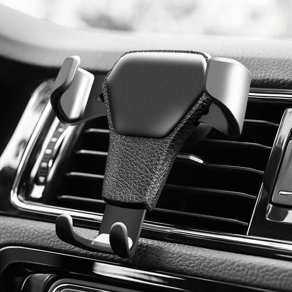 Support smartphone Car Phone Holder For Phone In Car Air Vent Mount Stand No Magnetic Mobile Phone Holder Universal Gravity Smartphone Cell Support