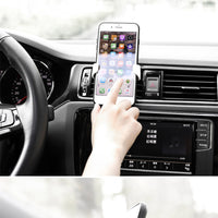 Support smartphone Car Phone Holder For Phone In Car Air Vent Mount Stand No Magnetic Mobile Phone Holder Universal Gravity Smartphone Cell Support