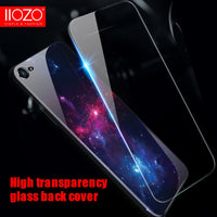 Tempered Glass Phone Cases For iphone 7 8 6 6S plus Anti-knock Original Scenery Glass Back Cover for iphone 7 case