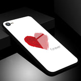 Tempered Glass Phone Cases For iphone 7 8 6 6S plus Anti-knock Original Scenery Glass Back Cover for iphone 7 case