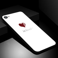 Tempered Glass Phone Cases For iphone 7 8 6 6S plus Anti-knock Original Scenery Glass Back Cover for iphone 7 case