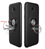 TPU silicone case+ring kickstand plain color cover for iphone 5 s 6 7 8 plus funda hoesje coque etui kryt tok husa carcasa kilif