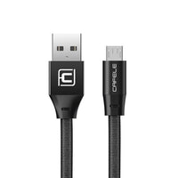 Cafele  Flat USB Micro USB Cable for Xiaomi Redmi 5 Plus Woven Fabric Micro USB Cable for Xiaomi Huawei Samsung