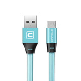 Cafele  Flat USB Micro USB Cable for Xiaomi Redmi 5 Plus Woven Fabric Micro USB Cable for Xiaomi Huawei Samsung