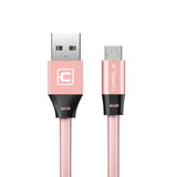 Cafele  Flat USB Micro USB Cable for Xiaomi Redmi 5 Plus Woven Fabric Micro USB Cable for Xiaomi Huawei Samsung