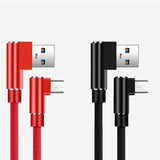 Câble USB type C coudé