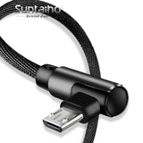 Câble USB type C coudé