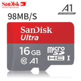 Original Sandisk micro sd card 16gb 32gb 64gb 200gb cartao de memoria carte micro sd 128gb class 10 up to 90MB/s memory card