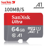 Original Sandisk micro sd card 16gb 32gb 64gb 200gb cartao de memoria carte micro sd 128gb class 10 up to 90MB/s memory card