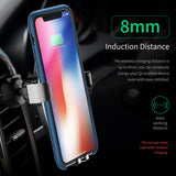 2 In 1 Fast QI Wireless Car Charger Gravity Holder