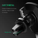 2 In 1 Fast QI Wireless Car Charger Gravity Holder