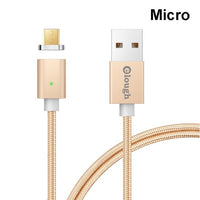 Câble de chargement magnétique Micro USB Lightning USB C Type C 3-en-1